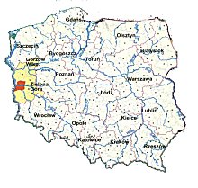 Polska, województwo lubuskie, powiat krośnieński