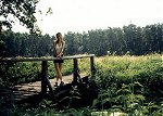  Ela na mostku, Dymaczewo Stare - Trzebaw - Wielkopolski Park Narodowy