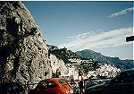  Z tyłu Amalfi, widok z drogi Amalfi - Positano