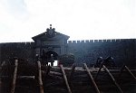  Obszar poligonu wojskowego w Biedrusku.<br> Widok na plan zdjęciowy do filmu Ogniem i mieczem. Twierdza Zbaraż