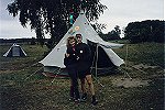  To my, przed słynnym namiotem - cyrkiem klubu Energetyk Dychów