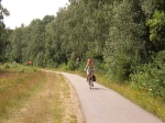 W takich warunkach jazda rowerem to prawdziwa przyjemność - odcinek Zutendaal - Niel-bij-As