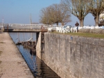  Tutaj kanał Orleański łączy się z Loarą - Combleux