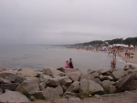 Spokojna tafla morza Bałtyckiego i unoszący się w powietrzu jod :-) Ustka