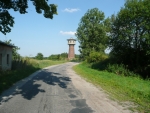 Wieża wodna niedaleko zlikwidowanej stacji kolejowej - Strużka/Janiszowice