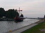 Port w Łebie jest portem rybackim i turystycznym. Znajduje się tu rozbudowana przystań jachtowa i nabrzeża rybackie. W sezonie letnim w porcie bazuje wiele jednostek wycieczkowych, które oferują krótkie rejsy po morzu.