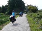 Cały odcinek ścieżki rowerowej z Władysławowa do Puck ma dobrą nawierzchnię, jedzie się znakomicie.