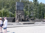 Międzynarodowy Pomnik Ofiar Obozu - Auschwitz II (Birkenau).