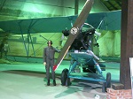 Najstarszy i zarazem najcenniejszy eksponat: samolot CCS-13 o konstrukcji drewnianej krytej płótnem - Szreniawa.