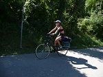 Julia w tym roku miała już kilka rowerowych wypraw, zdecydowała się pojechać jeszcze z nami trasą naddunajską.