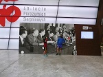 W Europejskim Centrum Solidarności - 40 lecie Porozumień Sierpniowych - na zdjęciu m.in. Lech Wałęsa i wicepremier komunistyczny Mieczysław Jagielski.