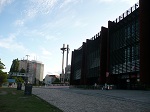 Pomnik Poległych Stoczniowców 1970, brama nr 2 i ECS - Gdańsk.